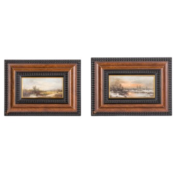 WEHRINGER, HERBERT (1926-2017), Paar Landschaften,