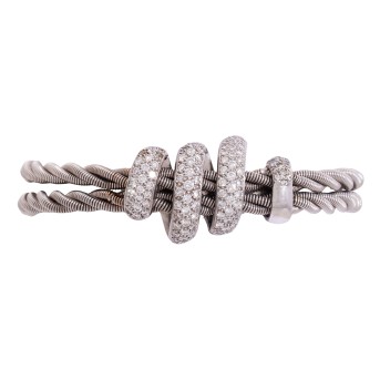 Bracelet with diamonds totaling approx. 1.5 ct, 