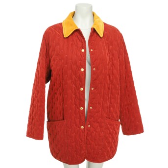 HERMÈS VINTAGE short coat, size 40.