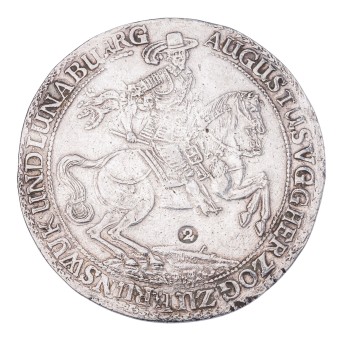Fürstentum Braunschweig-Wolfenbüttel. August der Jüngere 1635-1666. Löser zu 2 Talern 1662, Zellerfeld.