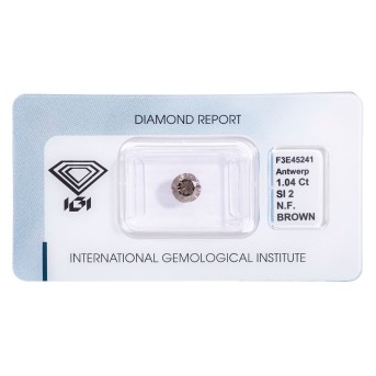 Brauner Brillant von 1,04 ct