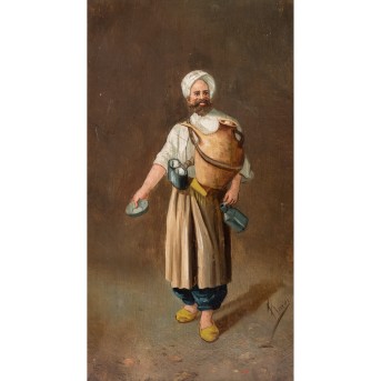 MALER DES FRÜHEN 20. JAHRHUNDERTS 'Wasserverkäufer'