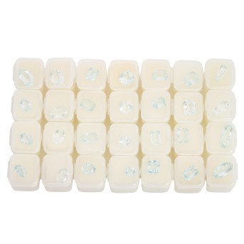 Konvolut von 28 hellen Aquamarinen von zus. ca. 85 ct,