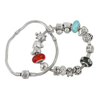 PANDORA PANDORA Armkette, Länge ca. 18cm.