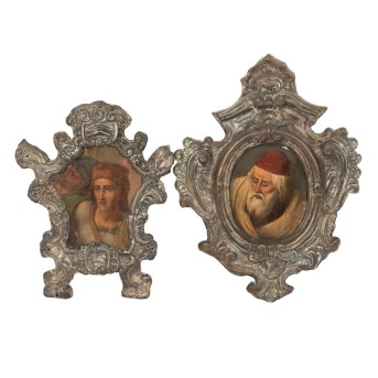 ZWEI KANONTAFELRAHMEN,