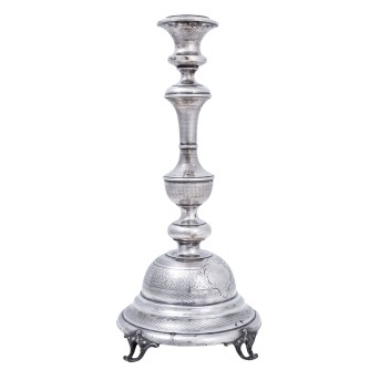 ÖSTERREICH-UNGARN 'Großer Kerzenleuchter' Silber 800, 1867-1922,