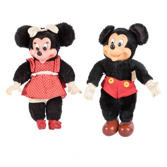 Mickey Mouse und Minni Mouse.