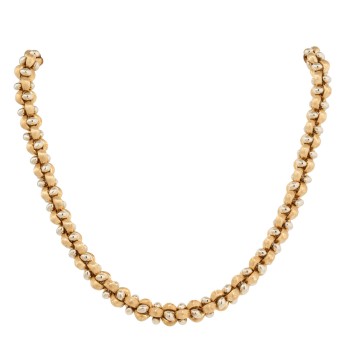 NANIS NANIS Collier aus Ankerkette mit Zwischengliedern im Phantasiedesign,