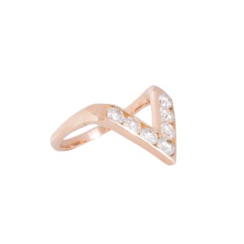 Ring mit 7 Brillanten