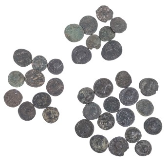 Römisches Kaiserreich - Kleine Sammlung diverser römischer Antoniniane. 34 Stück.