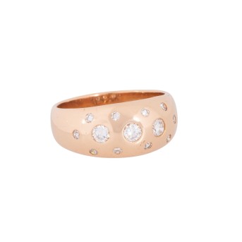 Bandring mit 3 Brillanten