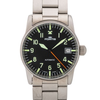 FORTIS FORTIS Ref 620.10.46 Herren Fliegeruhr. Box und Papiere.