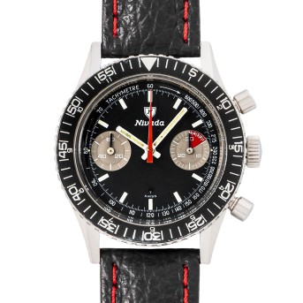 NIVADA NIVADA Vintage Chronomaster 'No Name' Ref 85017/4773 Herren Chronograph.