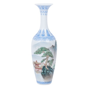 Vase aus Eierschalenporzellan. CHINA, 20. Jh.,
