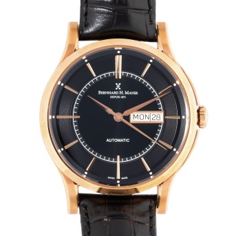 BERNHARD H. MAYER Chronos Limited Edition Herrenuhr. Box und Papiere 2015.