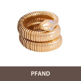 PFANDAUKTION - Armreif "Schlange" GG18K,