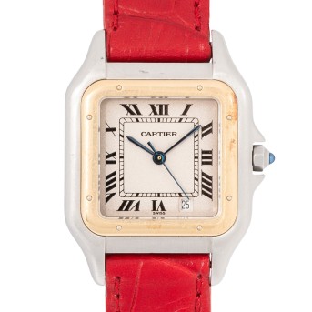 CARTIER Panthere Ref 1100 Damenuhr aus den 90er Jahren. 