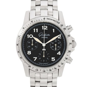 GLASHÜTTE ORIGINAL Navigator Chronograph Ref. 10-66-07-07-4 Herrenuhr.