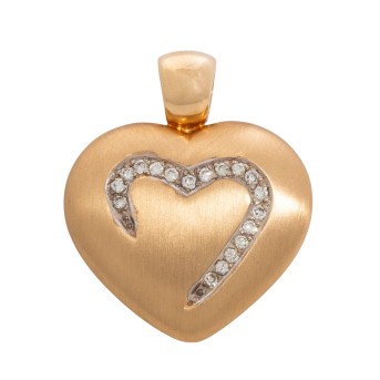 CAREN PFLEGER CAREN PFLEGER Anhänger 'Herz' mit 18 Brillanten