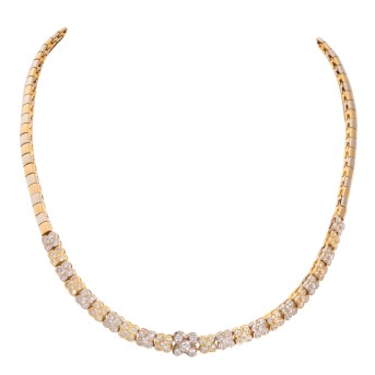 Collier mit 115 Brillanten