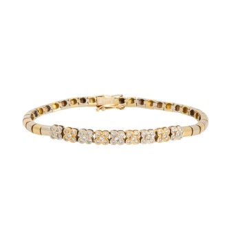 Bracelet with 45 diamonds