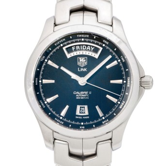 TAG HEUER Link 'Caliber 5' Ref BA0592 men's watch. Box and papers. 