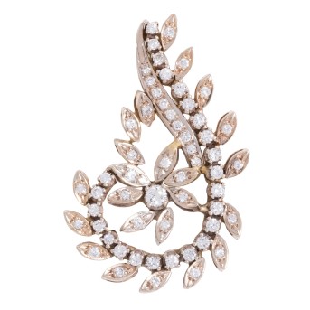 Clip-Anhänger mit Brillanten