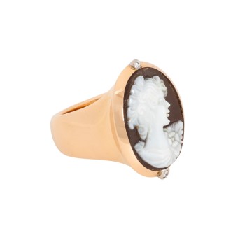 WEMPE BY KIM WEMPE BY KIM Ring mit Muschelkameo,