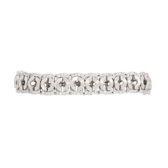 Bracelet with 198 octagonal diamonds,