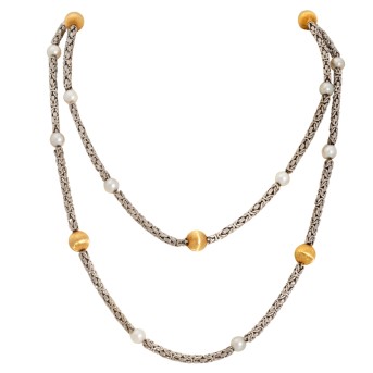 Königskette mit 7 zwischengesetzten Kugeln,