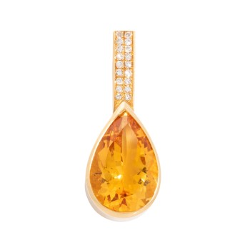 Anhänger mit Citrin,