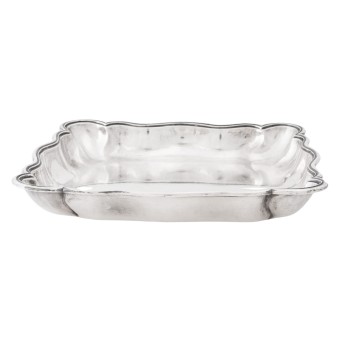 HEINRICH MAU (Dresdner Hofjuwelier) Schale, 800 Silber, 19./20. Jh.