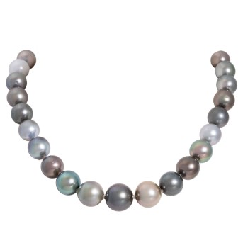 WEMPE WEMPE Collier aus 33 Tahitiperlen,