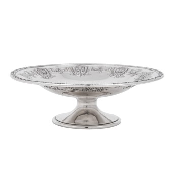 USA Fußschale, 925 Silber, 20. Jh.