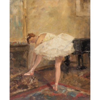 PIPPEL, OTTO (1878 - 1960). &quot;Before the rehearsal&quot;,