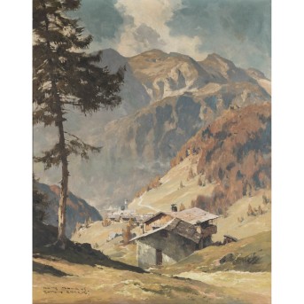 MAURUS, HANNS (1901-1942), 'Am Sellapass, Dolomiten',
