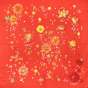 HERMÈS HERMÈS 140 Schal 'LA ROSÉE',