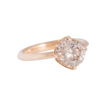 WEMPE WEMPE Ring mit Brillant von ca. 2,2 ct,