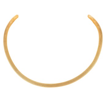 Collier, Strickkette,