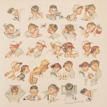 ROCKWELL, NORMAN (1894–1978), 'Day in the Life of a Boy', 1952,