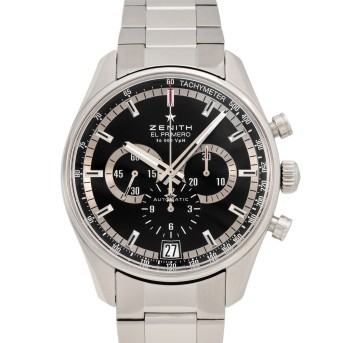 ZENITH ZENITH El Primero '36'000 VpH' Ref 03.2040.400 Herren Chronograph. Box und Papiere.