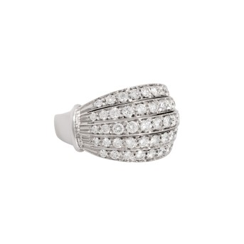 Ring mit Brillanten von zus. 1,5 ct,