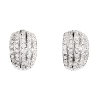 Paar Clipohrstecker mit Brillanten