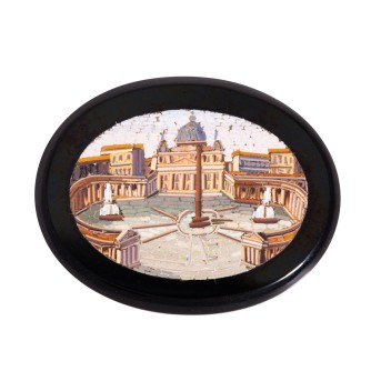 Feines Mikromosaik 'Petersplatz Rom',