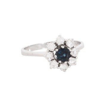 Ring mit Safir,