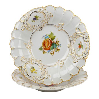 MEISSEN MEISSEN 2 Prunkschalen, 1. und 2. Wahl, 20. Jh.