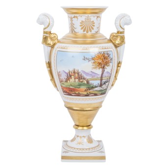 Amphorenvase im Sèvres-Stil, 20. Jh.