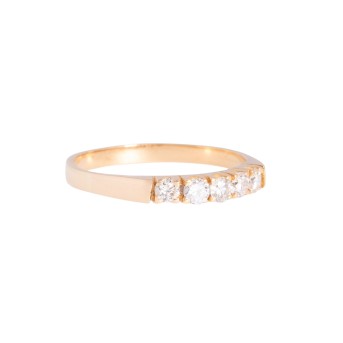 Ring mit Brillanten zus. ca. 0,46 ct,