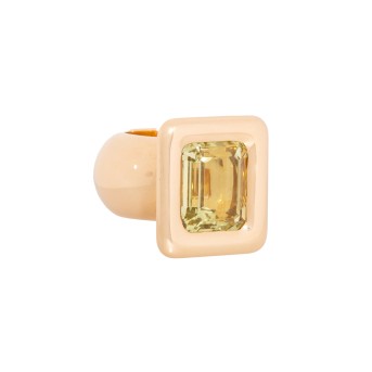 Ring mit Heliodor ca. 16 ct,