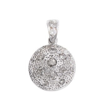 Anhänger mit Brillanten zus. ca. 1,2 ct,